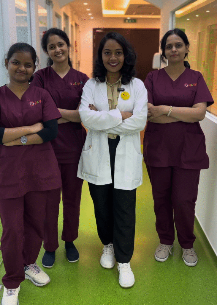 Team of dedicated therapists and specialists at Jewel Autism Center, Dubai, known for providing the best sensory integration therapy.